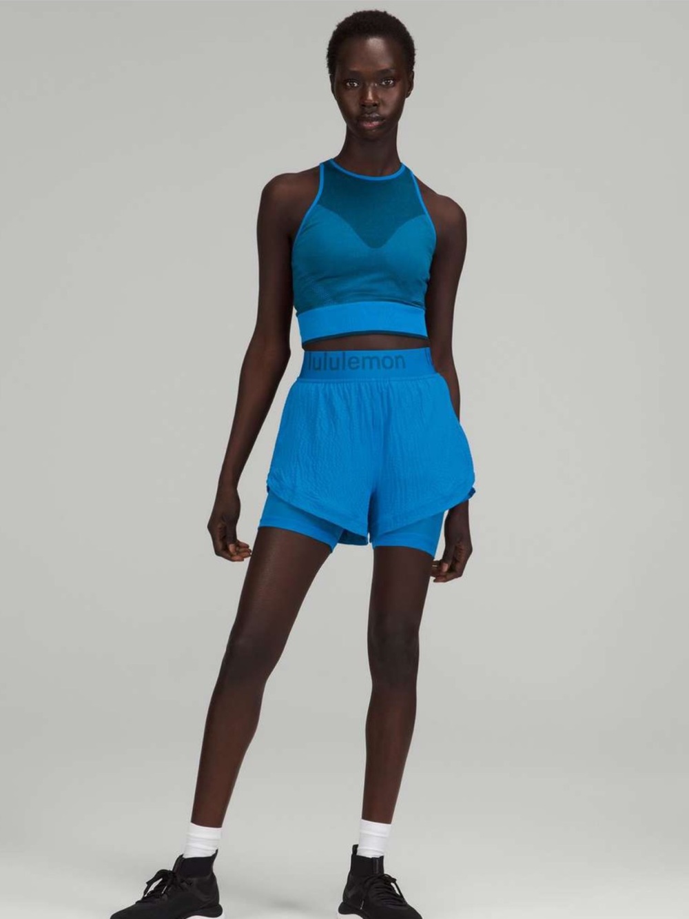 Lululemon Logo Waistband High-Rise Training Short